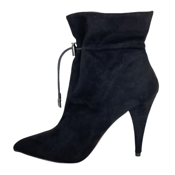 Jessica Simpson Kimele Black Microfiber Suede Womens Bootoes Size 6M - Picture 3 of 11